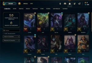 Conta diamante 2 com 28 Champs e 5 Skins ( 70 PDL ) - League of Legends LOL
