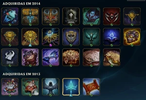 Conta League of Legends Full Acesso - 77 Champs e 45 Skins LOL