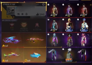 Conta Ff Nvl 71 | Calça Angelical + Armas Evolutivas Lvl 5 + - Free Fire