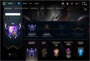Conta Diamante 4 - League of Legends LOL