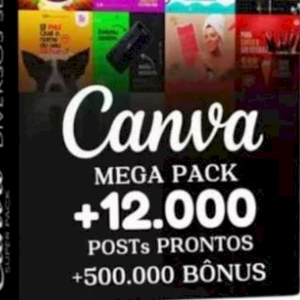 + 12.000 Posts Prontos (Canva) Editaveis + Bônus