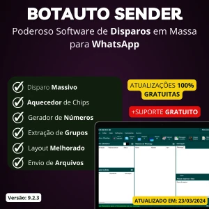 ✅💻BotAuto – Poderoso Software de Disparos em Massa para WA - Outros