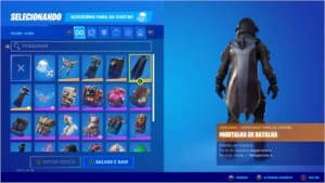 Conta fortnite com TUBARÃO-MAKO e MUITAS outras raridades