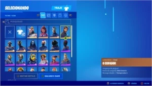 Conta fortnite com TUBARÃO-MAKO e MUITAS outras raridades