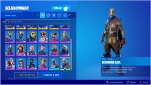 Conta fortnite com TUBARÃO-MAKO e MUITAS outras raridades