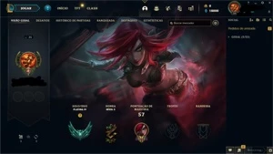 Platina 4 / 18k essência / email não confirmado / mmr bom - League of Legends LOL