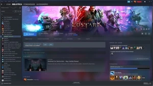 V>Conta Lost ark 1413. arma+19, set +13+12+ steam