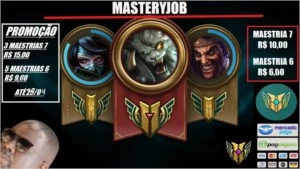 - Mastery Job (Maestria 6, Maestria 7) - Serviço de maestria - League of Legends LOL