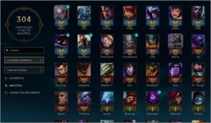 CONTA PRATA 1, 98 PDL, 87 CAMPEÃO E 40 SKIN - SEM REGISTRO - League of Legends LOL
