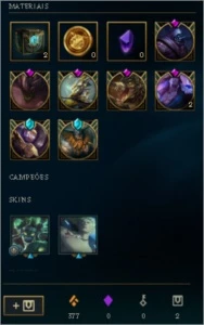 CONTA PRATA 1, 98 PDL, 87 CAMPEÃO E 40 SKIN - SEM REGISTRO - League of Legends LOL