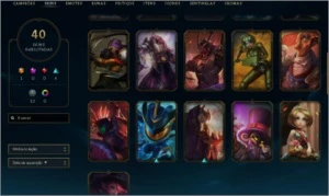 CONTA PRATA 1, 98 PDL, 87 CAMPEÃO E 40 SKIN - SEM REGISTRO - League of Legends LOL