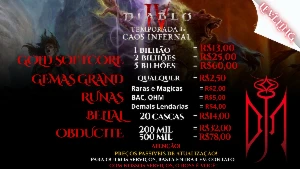 Diablo 4 Temporada 10  -  Caos Infernal Softcore