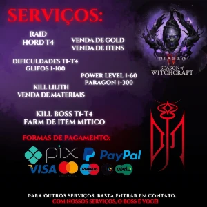 Diablo 4 Temporada 7  -  Season of WitchCraft