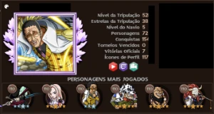Conta Top Com Kizaru - Grand Line Adventure - Tibia