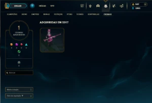 Ferro 2 com 135 Champs e 51 Skins - League of Legends LOL