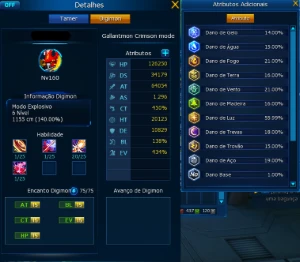 Conta Ladmo > Server Omega [High-End] - Digimon Masters Online