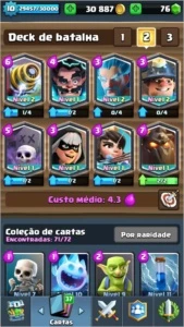 Conta Clash Royale