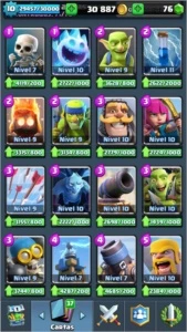 Conta Clash Royale