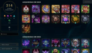 Conta de lol com todos os campeões. - League of Legends