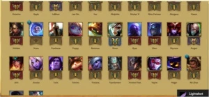 CONTA LOL PRATA IV 52 CHAMPS COM RUNAS AD E AP - League of Legends