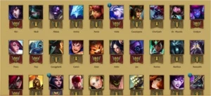 CONTA LOL PRATA IV 52 CHAMPS COM RUNAS AD E AP - League of Legends