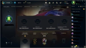 Conta unraked - League of Legends LOL