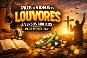 Pack Vídeos de Louvores e Versos Bíblicos Para Monetizar