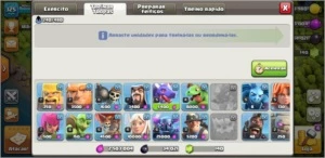 conta CLASH OF CLANS