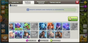 conta CLASH OF CLANS