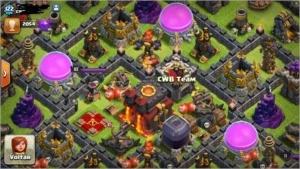 Clash of Clans cv10 bem upado