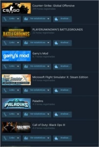 Conta steam