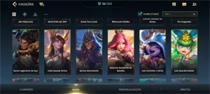 WILD RIFT MESTRE 56 SKINS; 6 LENDÁRIAS; LENDA ARAM - League of Legends: Wild Rift LOL WR
