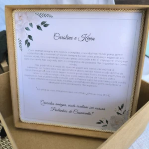 Caixas MDF 20x20x10 Personalizadas - Artesanato e Personalizados