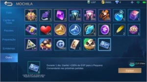 CONTA MOBILE LEGENDS LENDÁRIO
