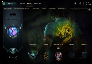 Smurf Platina 3 LUX Elementalista /61 champ/12skin  85,00 R$ - League of Legends LOL