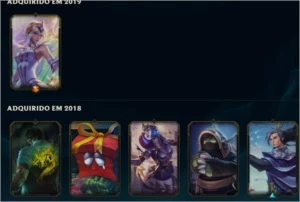Smurf Platina 3 LUX Elementalista /61 champ/12skin  85,00 R$ - League of Legends LOL