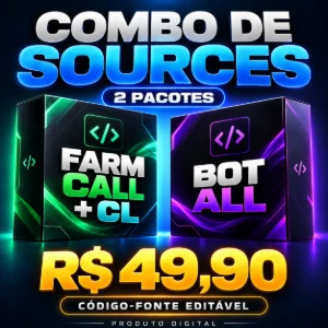 Sources Discord: Farm Call + CL e Bot ALL | Código-fonte