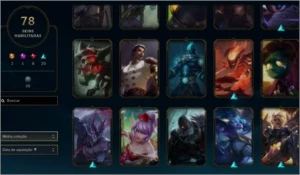 CONTA TODOS OS BONECOS (G4 S11) (P2 S12) (0 partidas) - League of Legends LOL