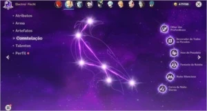 CONTA COM DILUC + EULA + Venti + QIQI + 4 estrelas abaixo - Genshin Impact