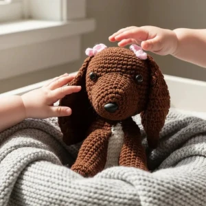 Cachorro Marrom Numquiditu em Amigurumi - Artesanato e Personalizados