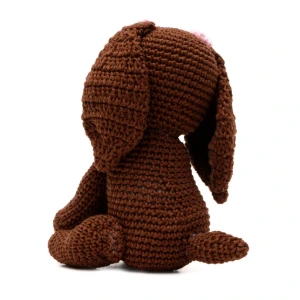 Cachorro Marrom Numquiditu em Amigurumi - Artesanato e Personalizados