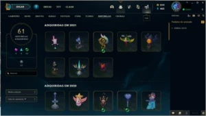 Conta LOL 1200+ skins Diamante 80% WR - League of Legends