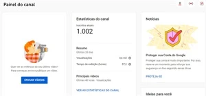 Canal no Youtube com Mil Inscritos Reais. - Outros