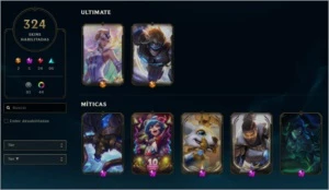 VENDO CONTA LOL UNRANKED - OURO SEASON  5, 6, 7. 320 SKINS - League of Legends