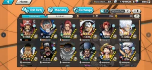 One Piece Bounty Rush Account OPBR