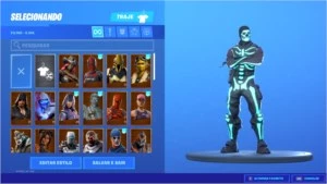 CONTA FORTNITE+MUITAS SKINS DE LOJA, BUNLDES, VIÚVA NEGRA!