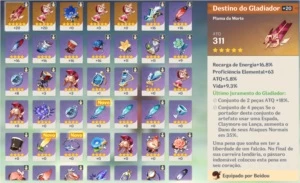 AR 35 / Mona + 7 SR + 11000 Gemas Essenciais - Genshin Impact