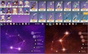 AR 35 / Mona + 7 SR + 11000 Gemas Essenciais - Genshin Impact