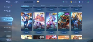 Conta Mobile Legends com 567 skins