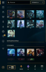 Conta mestre - League of Legends LOL